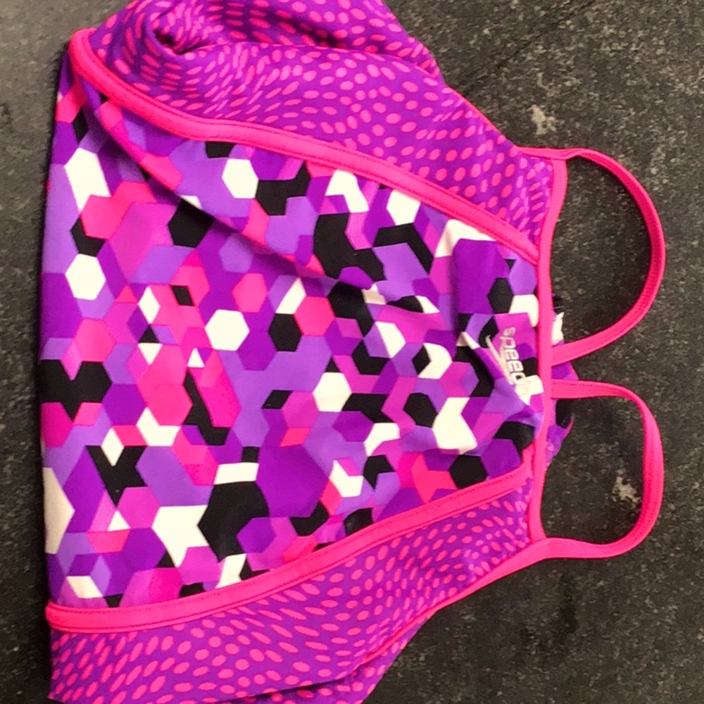 Girls Speedo size 14 pink and purple